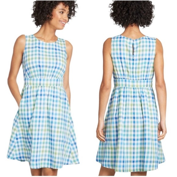 Emily and Fin x‎ Modcloth Too Much Fun Dress plaid gingham - Picture 1 of 10
